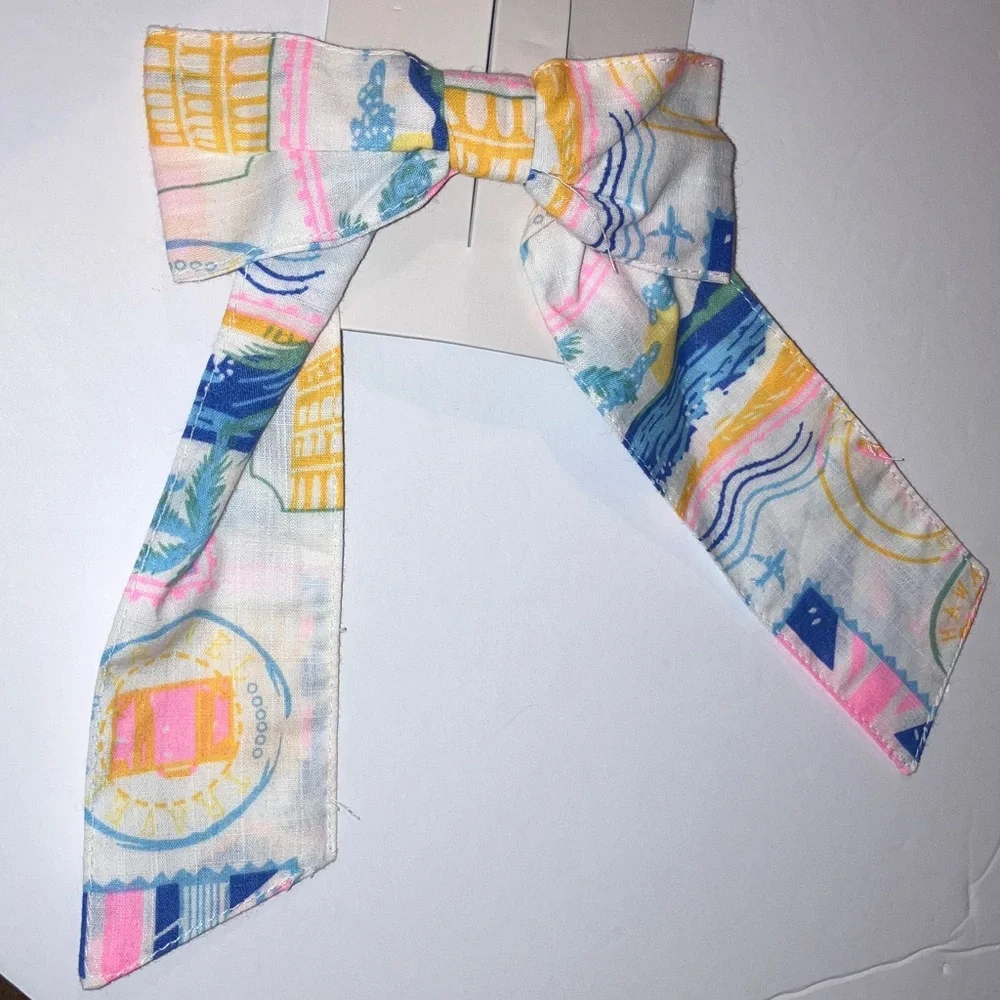 Haute Hippie‎ Kids Travel Design (London, Rome, Beach) Shirt, Shorts and Bow Set